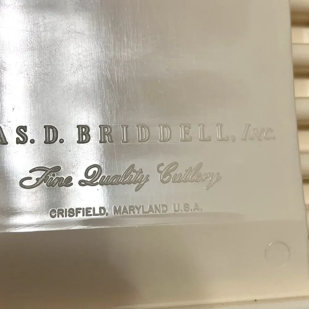Vintage Carvel Hall Steak Knives Set of 8 by Briddell w/case Excellent Condition